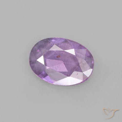 Zaffiro Viola tendente al rosa naturale da 0.47 ct, Ovale, VVS