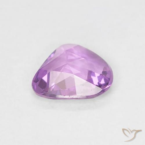 Zaffiro Viola rosato medio naturale da 0.46 ct, Taglio a fantasia, VVS