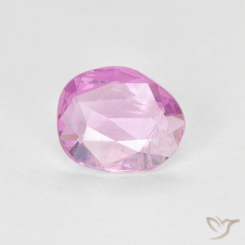 0.58ct Naturale Rosa medio Zaffiro, Taglio a fantasia, VVS