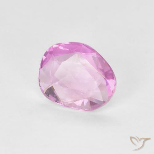 Zaffiro Rosa medio naturale da 0.58 ct, Taglio a fantasia, VVS
