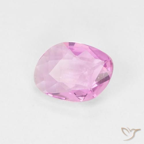 Zaffiro Rosa intenso naturale da 0.55 ct, Taglio a fantasia, VVS