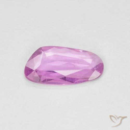 0.65ct Naturale Viola rosato brillante Zaffiro, Taglio a fantasia, VS