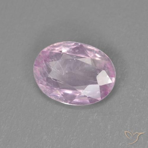 Zaffiro Rosa gomma da masticare naturale da 0.68 ct, Ovale, VS