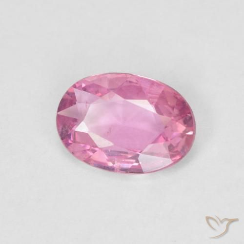 Zaffiro Rosa hot naturale da 0.60 ct, Ovale, VS