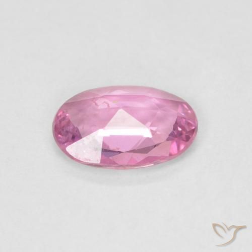Zaffiro Rosa hot naturale da 0.60 ct, Ovale, VS