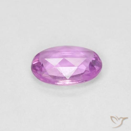 Zaffiro Medium Light-Purple naturale da 0.43 ct, Ovale, VS
