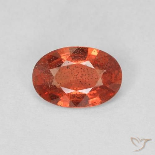 Zaffiro Rosso intenso naturale da 0.46 ct, Ovale, VS
