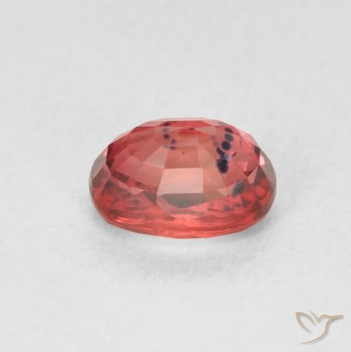 Zaffiro Rosso scuro naturale da 1.00 ct, Ovale, VS