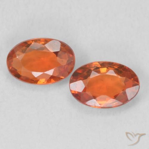 1.16ctw Naturale Arancione brillante Zaffiro, Ovale, VVS-VS