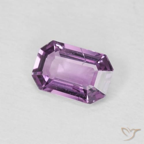 Zaffiro Medium Dark-Purple naturale da 0.60 ct, Ottagonale / Taglio smeraldo, VS-SI