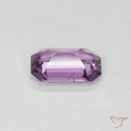 Zaffiro Medium Dark-Purple naturale da 0.60 ct, Ottagonale / Taglio smeraldo, VS-SI