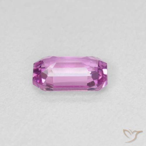 Zaffiro Medium Light-Purple naturale da 0.62 ct, Ottagonale / Taglio smeraldo, VVS