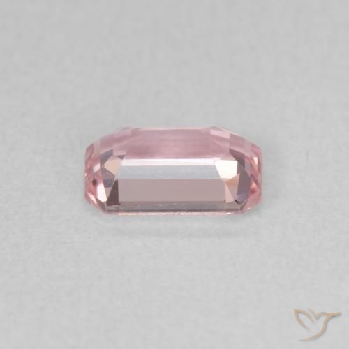 Zaffiro Tono rosa gomma da masticare naturale da 0.66 ct, Ottagonale / Taglio smeraldo, VVS