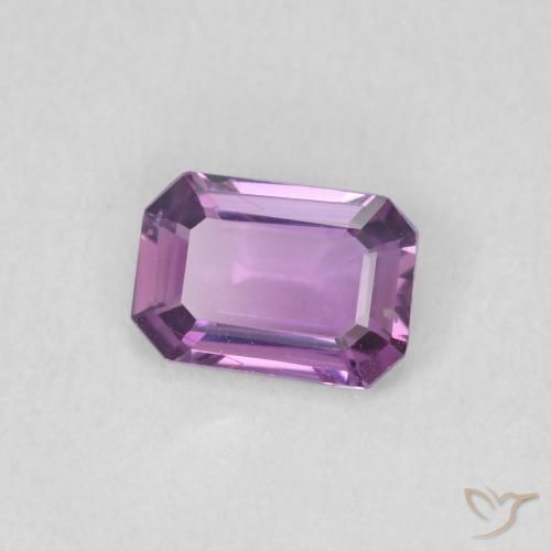 Zaffiro Viola medio naturale da 0.62 ct, Ottagonale / Taglio smeraldo, VVS