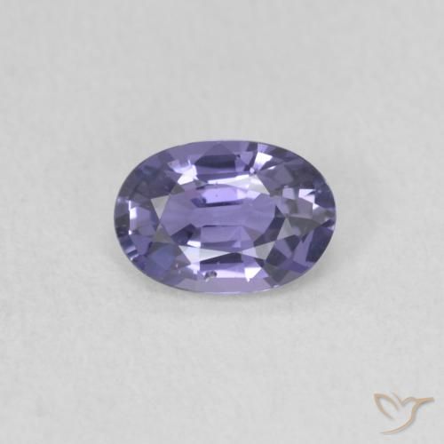 0.56ct Naturale Viola bluastro scuro Zaffiro, Ovale, VS
