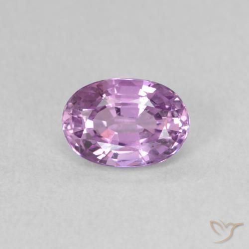 0.73ct Naturale Viola rosato medio Zaffiro, Ovale, VS