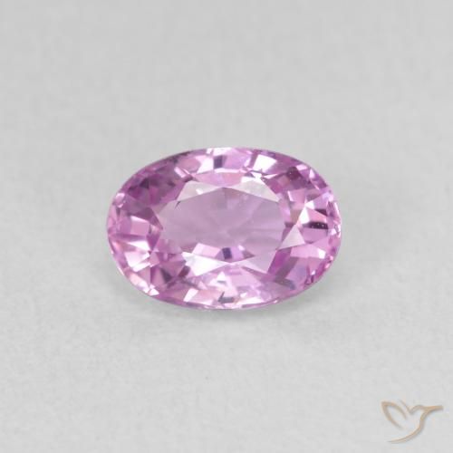 0.73ct Naturale Medium Light-Purple Zaffiro, Ovale, VVS