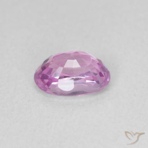 Zaffiro Medium Light-Purple naturale da 0.73 ct, Ovale, VVS