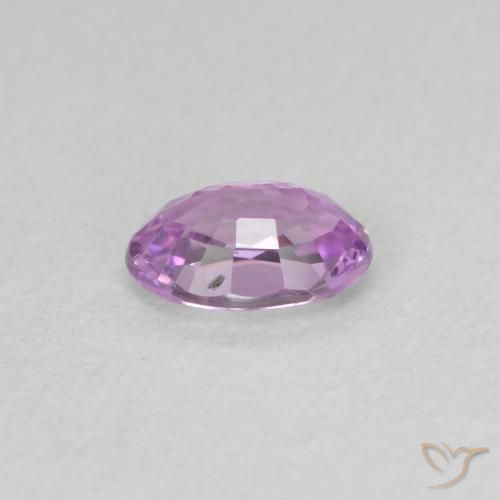 Zaffiro Viola chiaro naturale da 0.57 ct, Ovale, VVS