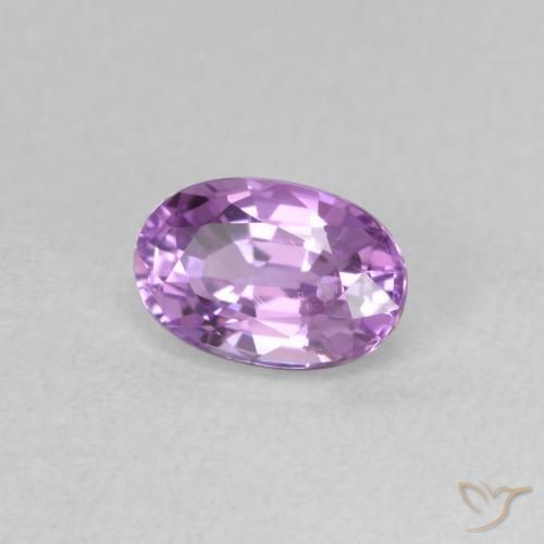 Zaffiro Viola elettrico naturale da 0.76 ct, Ovale, VS