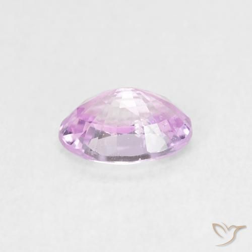 Zaffiro Rosa viola naturale da 0.64 ct, Ovale, VS