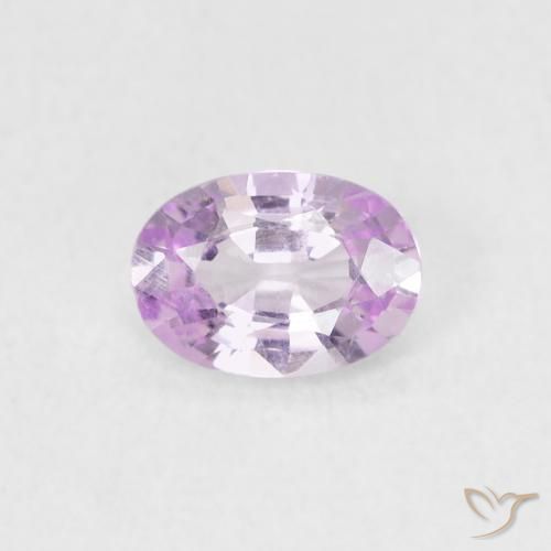 0.54ct Naturale Rosa reale molto chiaro Zaffiro, Ovale, VVS
