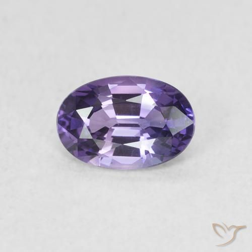 0.63ct Naturale Violetta d'uva Zaffiro, Ovale, VVS