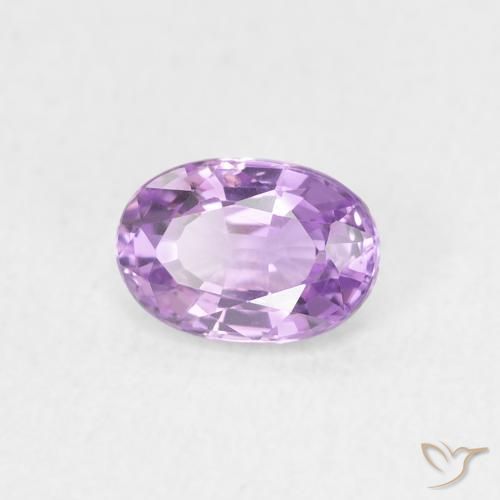 Zaffiro Viola elettrico naturale da 0.64 ct, Ovale, VVS