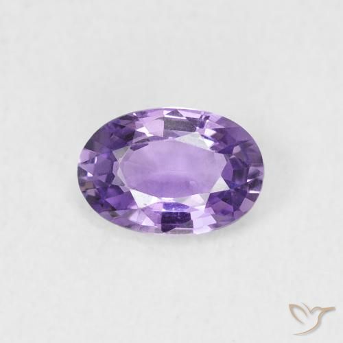 0.56ct Naturale Viola medio Zaffiro, Ovale, VVS-VS