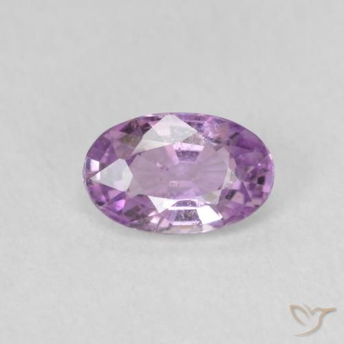 0.55ct Naturale Viola rosato medio Zaffiro, Ovale, VVS-VS