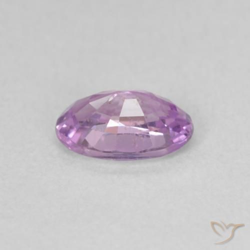 Zaffiro Viola rosato medio naturale da 0.55 ct, Ovale, VVS-VS