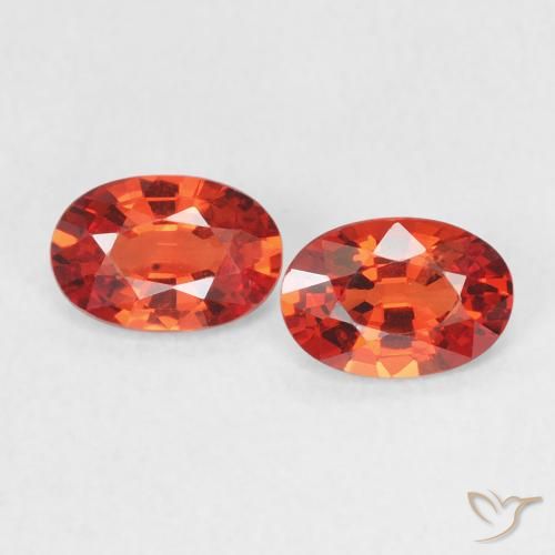 0.98ctw Naturale Rosso cremisi brillante Zaffiro, Ovale, VVS-VS
