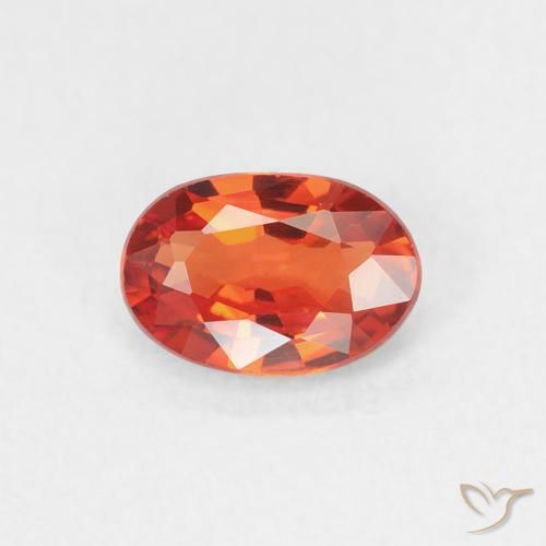 0.65ct Naturale Rosso cremisi brillante Zaffiro, Ovale, VVS
