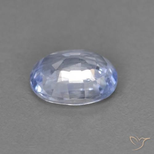 Zaffiro Blu pastello naturale da 0.54 ct, Ovale, VS