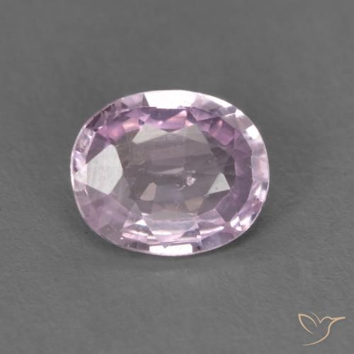0.48ct Naturale Rosa medio Zaffiro, Ovale, VS