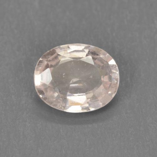 0.50ct Naturale Rosa chiaro Zaffiro, Ovale, VS