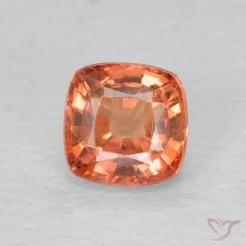 0.65ct Naturale Rosso medio Zaffiro, Cuscino, VVS
