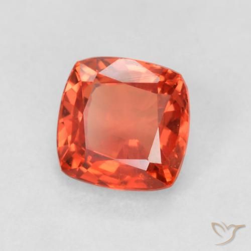 Zaffiro Rosso medio naturale da 0.62 ct, Cuscino, VVS-VS