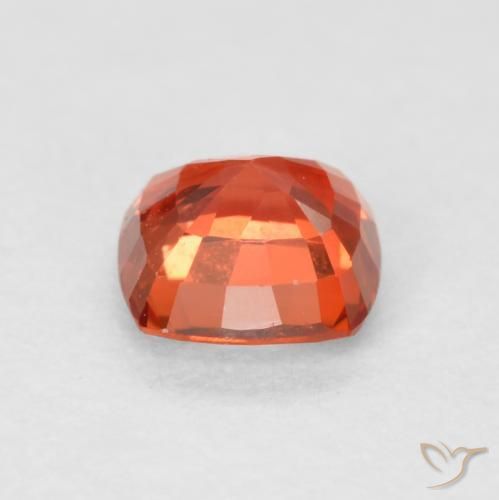 Zaffiro Rosso medio naturale da 0.62 ct, Cuscino, VVS-VS