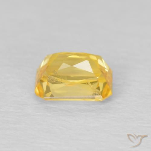 Zaffiro Dorato naturale da 0.58 ct, Ottagonale / Taglio smeraldo, VS