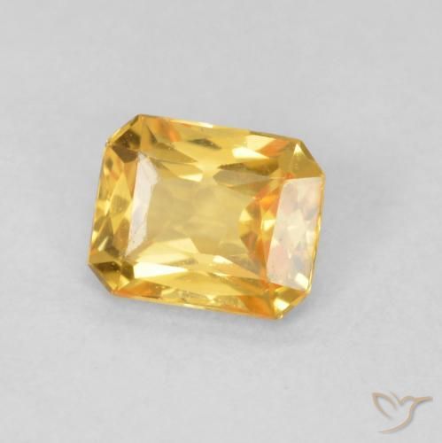 Zaffiro Top Oro naturale da 0.45 ct, Ottagonale / Taglio smeraldo, VVS