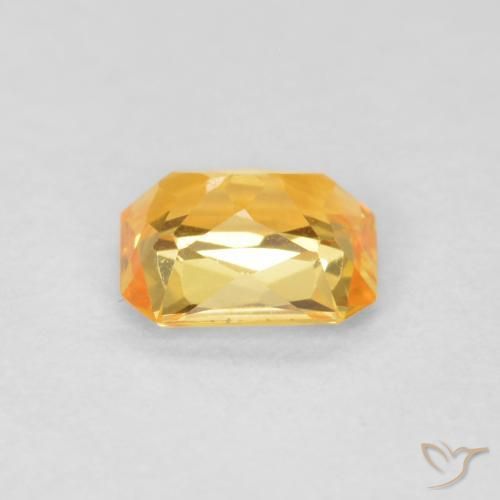 Zaffiro Top Oro naturale da 0.45 ct, Ottagonale / Taglio smeraldo, VVS