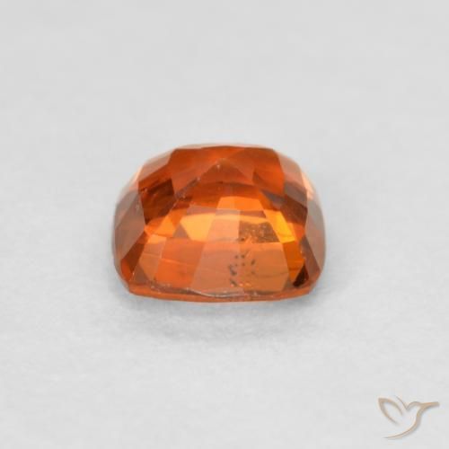 Zaffiro Arancione rossastra naturale da 0.60 ct, Cuscino, VS