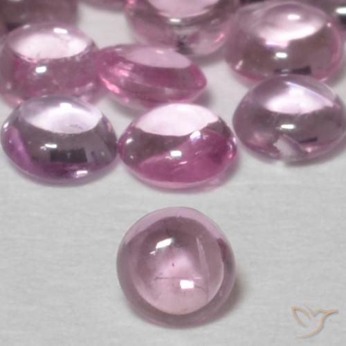 0.08ct Naturale Rosa chiaro Zaffiro, Rotondo, Trasparente