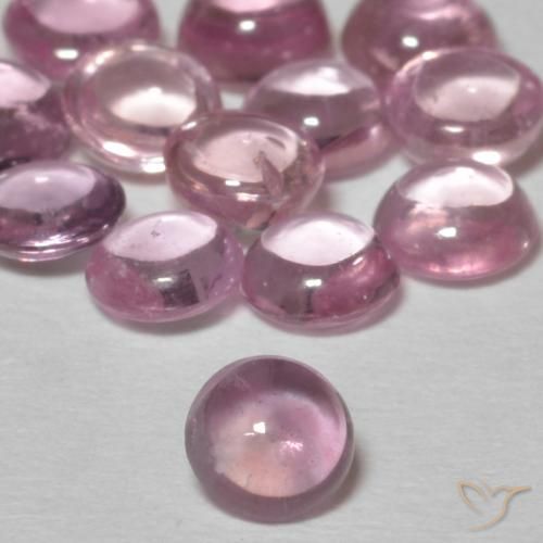 0.28ct Naturale Rosa chiaro Zaffiro, Rotondo, Trasparente