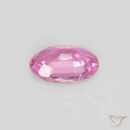 Zaffiro Rosa medio naturale da 0.62 ct, Ovale, VS