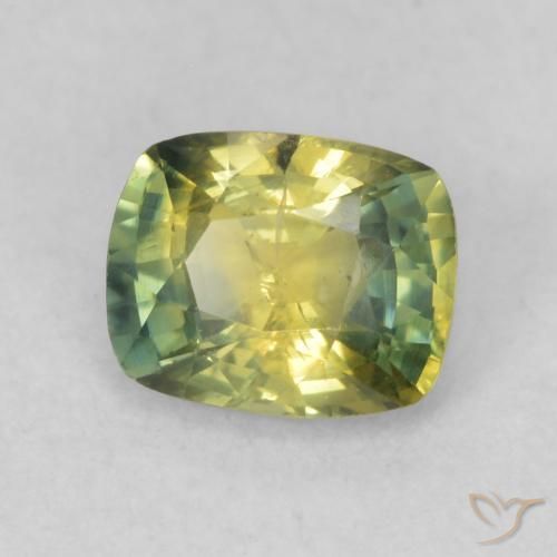 Zaffiro Multicolore naturale da 0.75 ct, Cuscino, VS-SI
