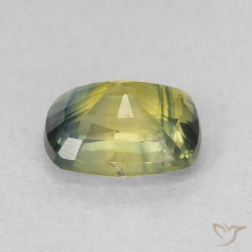 Zaffiro Multicolore naturale da 0.75 ct, Cuscino, VS-SI