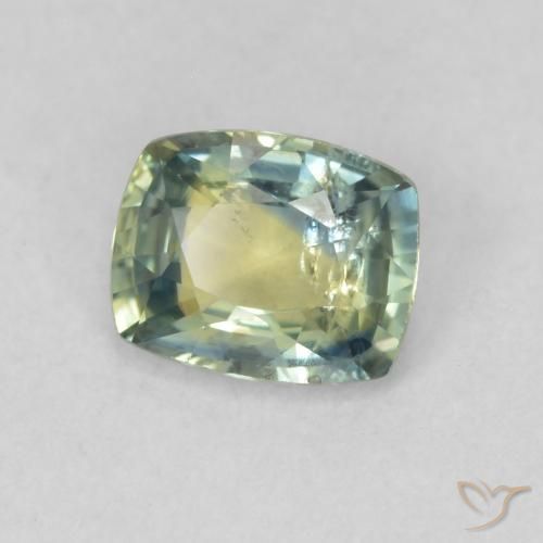 Zaffiro Multicolore naturale da 0.88 ct, Cuscino, VS-SI
