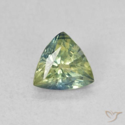0.54ct Naturale Multicolore Zaffiro, Taglio trillion, VS